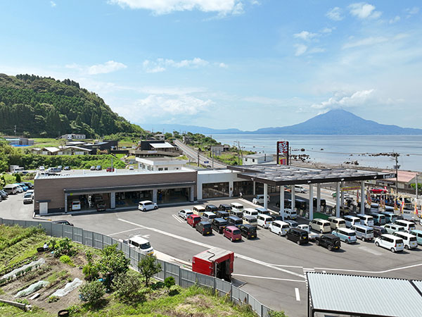 店舗外観(空撮)