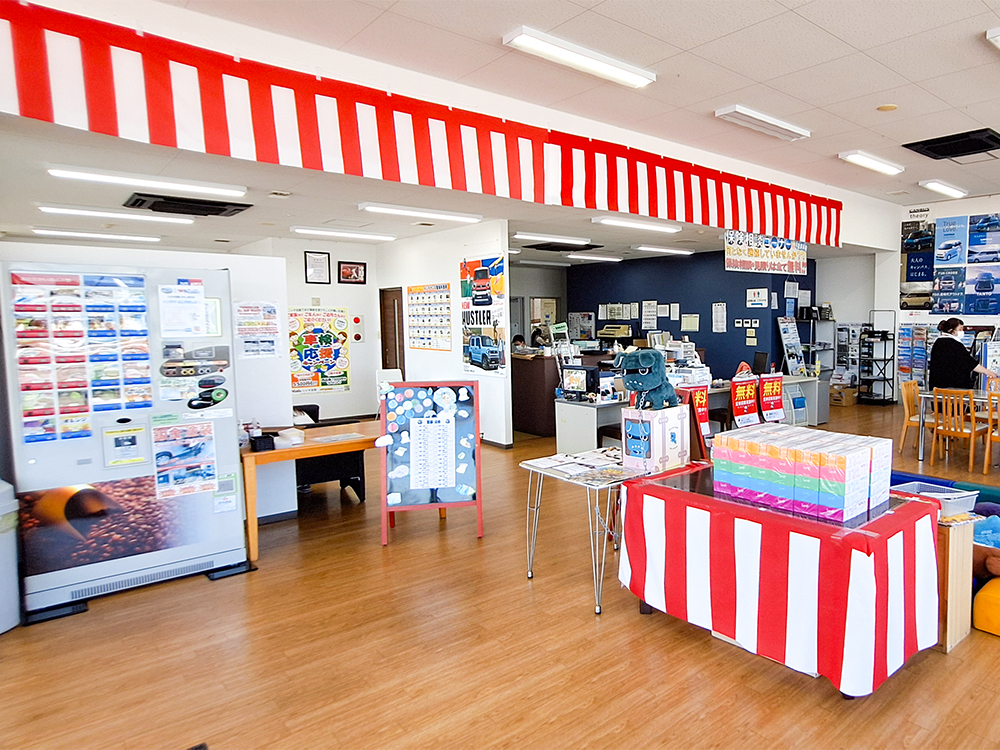 店舗内ドリンクコーナー